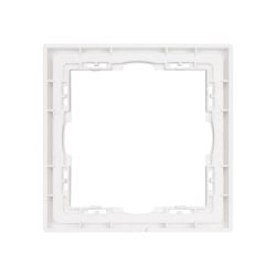 Рамка пластиковая FRM-NOBE-SFPL-1-WH (Arlight, Белый кварц) 054211