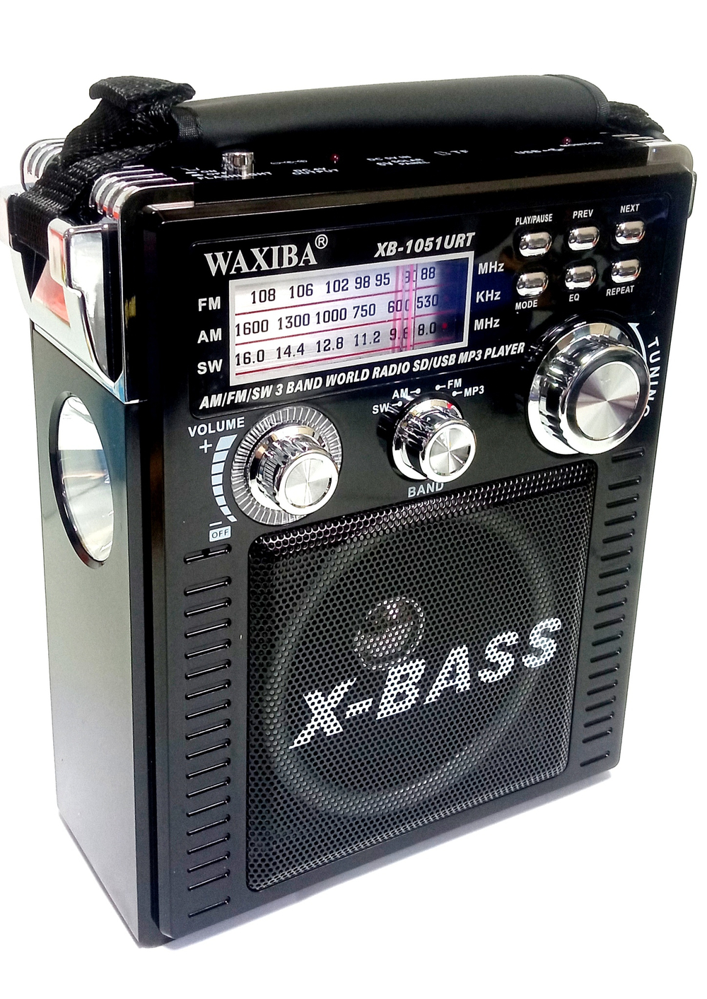 Радиоприемник Waxiba XB-1051URT +MP3плеер Фонарик
