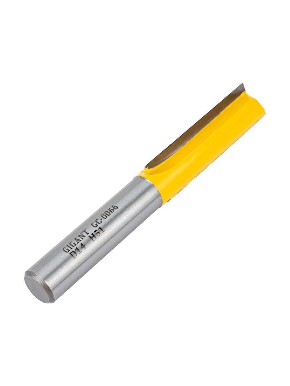 Фреза пазовая прямая D14 мм, H51 мм, хвостовик 12 мм Gigant GC-0066