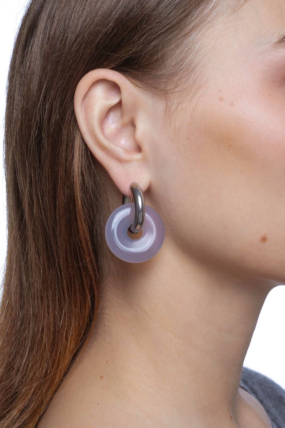 Подвеска Пончик из камня 30 мм Подвеска Пончик из камня 30 мм