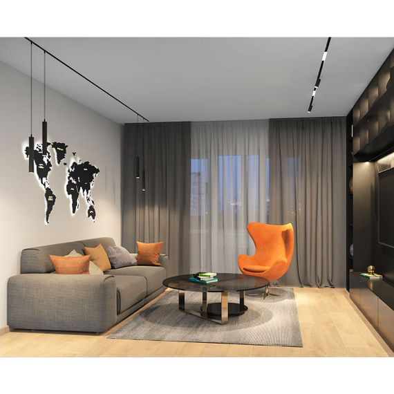 Трековый светодиодный светильник Denkirs Smart Spot DK8008-BK