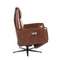 Кресло-реклайнер Angel Cerda 5056, коричневая кожа