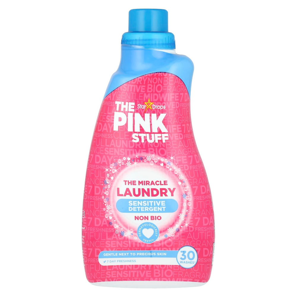 The Pink Stuff, The Miracle, средство для стирки, для чувствительной кожи, без биоактивных веществ, 960 мл (32,5 жидк. унции)
