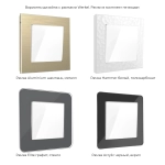 Выключатель одноклавишный проходной (белый глянцевый) W1112001