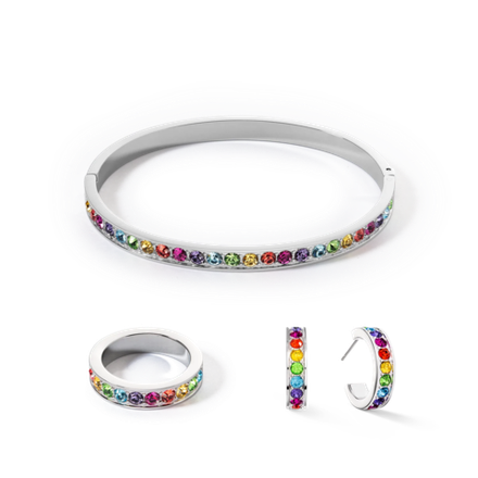Кольцо Coeur de Lion Multicolour Silver 17.2 мм 0131/40-1517 54