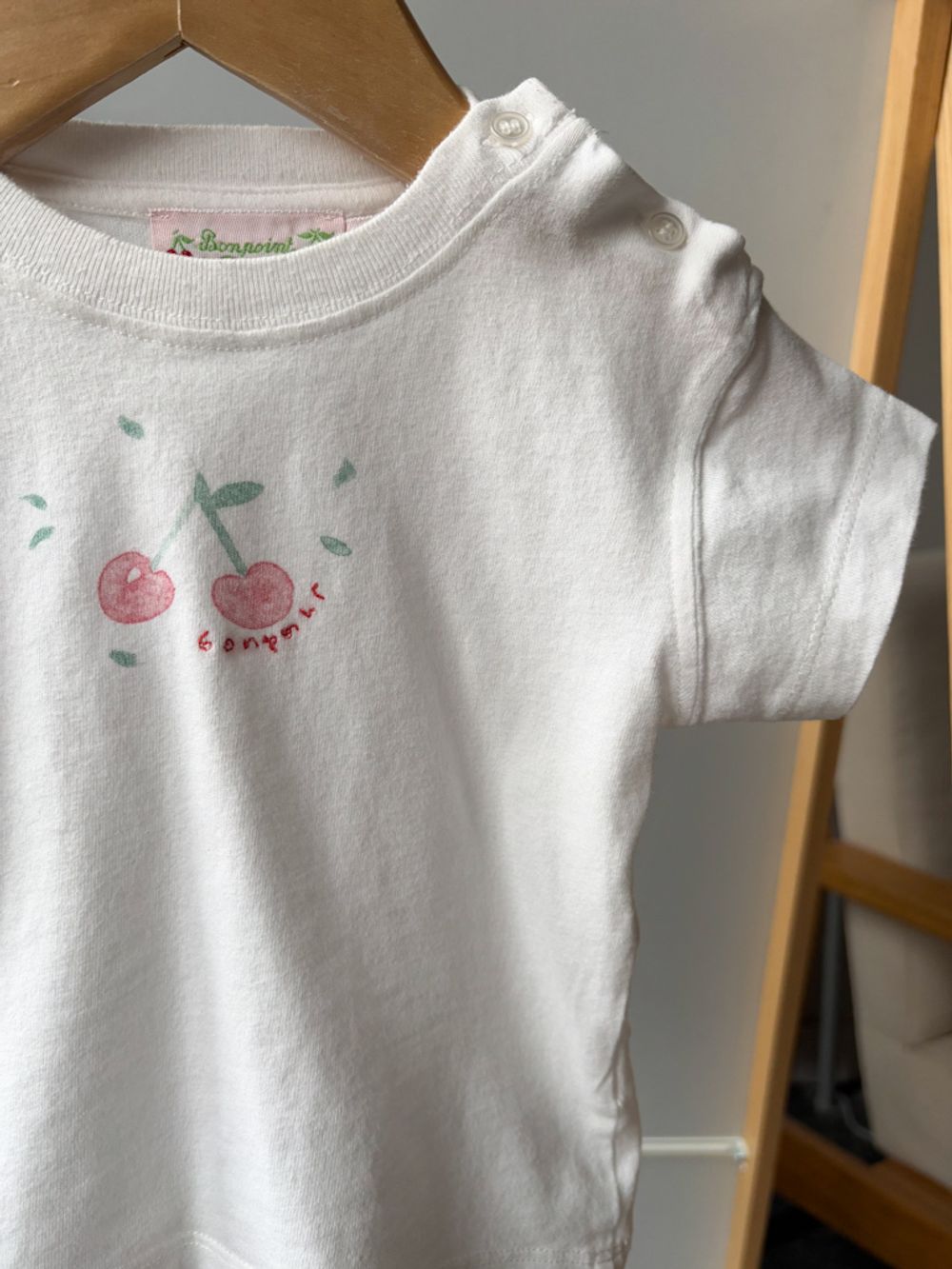 Хлопковая футболка Bonpoint, 80