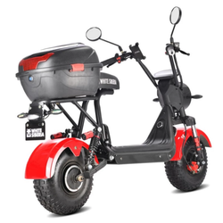 Электроскутер CityCoco WHITE SIBERIA MINI R 2.0 1200W (2022) RED