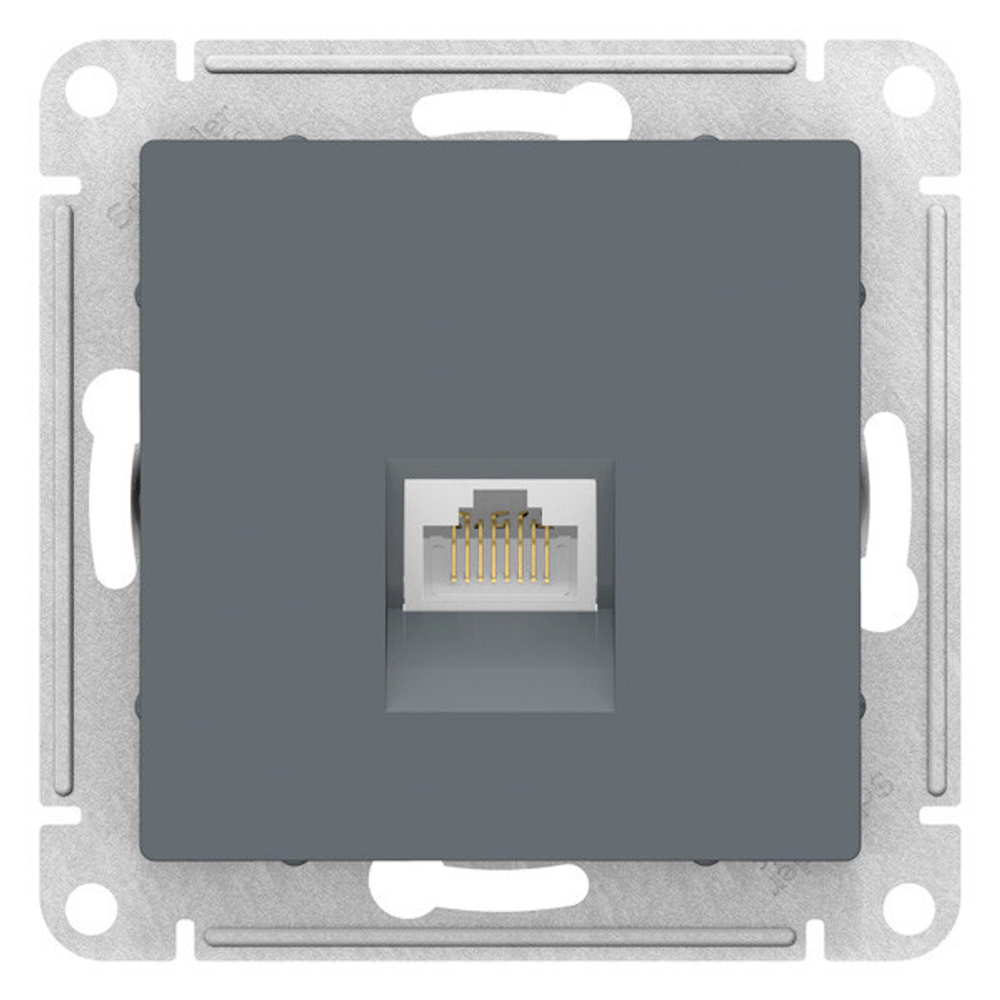 Schneider Electric AtlasDesign Розетка компьютерная RJ45, категория 5Е (грифель)