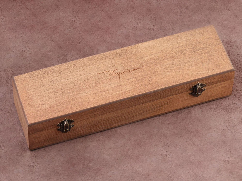 Якутский нож "Амга", сталь Х12МФ, рукоять стабилизированная карельская берёза в бордовом цвете