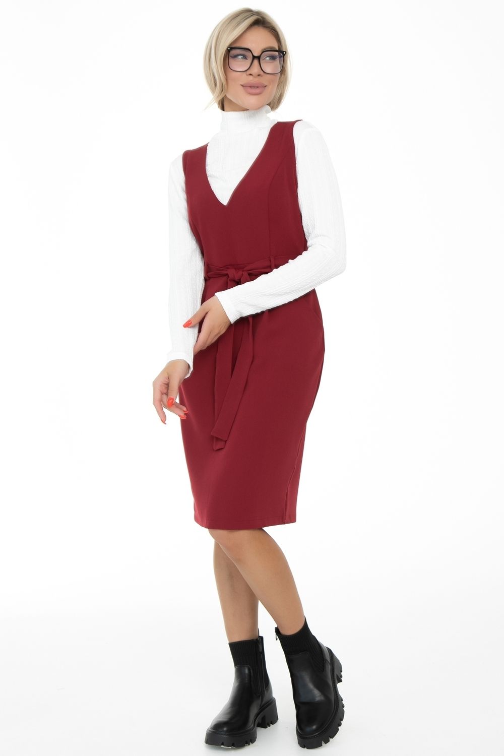 Сарафан Имидж (бордо) Diolche