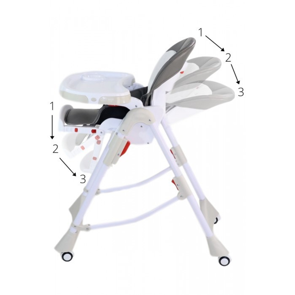 Стульчик для кормления "Farfello Costa Cosy" Серый