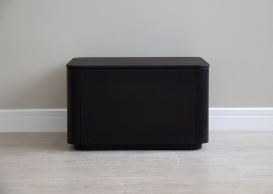 Тумба прикроватная Tammi 2 ящика ширина 60 см (черный)