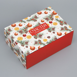 Коробка сборная «Счастья», 25 х 18 х 10 см