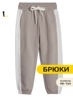 Штаны для мальчика спортивные бежевые