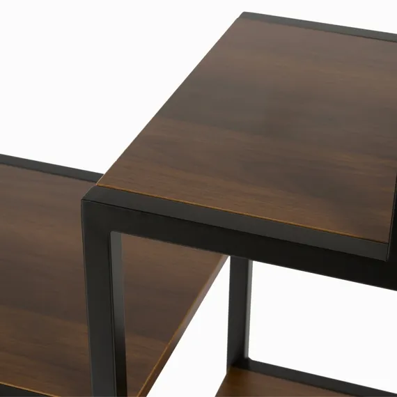 Стеллаж Evan 200х120 см, черный металл