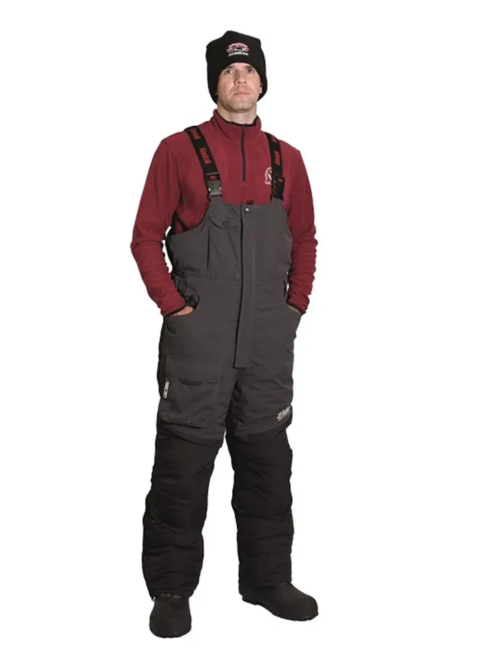 Костюм зимний Alaskan NewPolar 2.0 красный/серый/черный M (куртка+полукомбинезон)