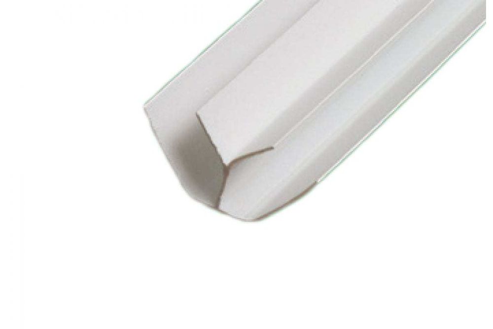 Угол внутренний белый ПВХ 3м