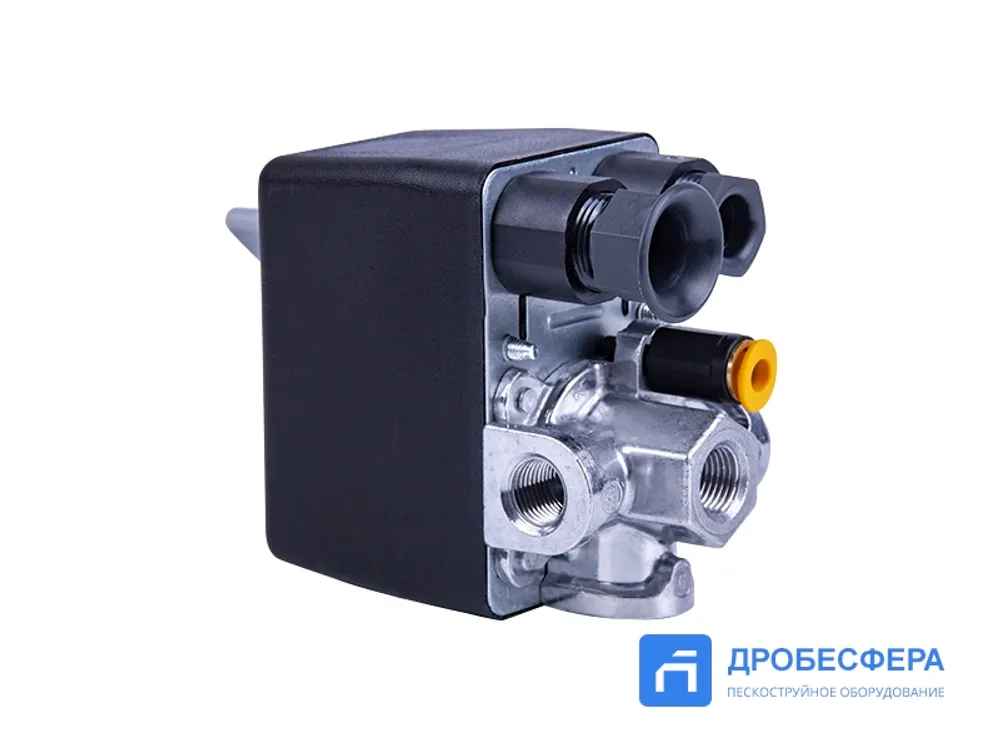 Реле давления для компрессора 220в | G 1/4 дюйма + 3шт. G1/4" | MDR 1/11 | до 4 кВт | 2,5-11 бар