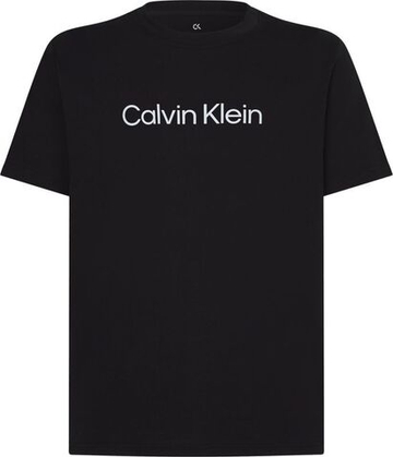 Мужская теннисная футболка Calvin Klein PW SS T-shirt - черный