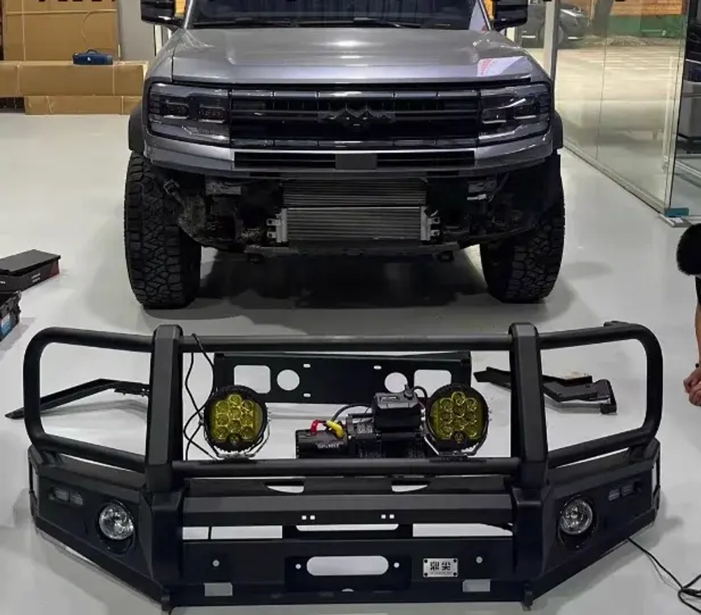 Силовой бампер для BYD Leopard 5 2024+ Леопард 5 дуга бампера Кенгурятник