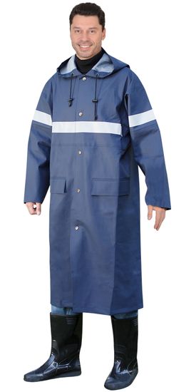 Плащ влагозащитный "Волга" с СОП (синий)