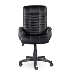 Кресло Атлант В пластик-люкс 727 S-0401 (черный)