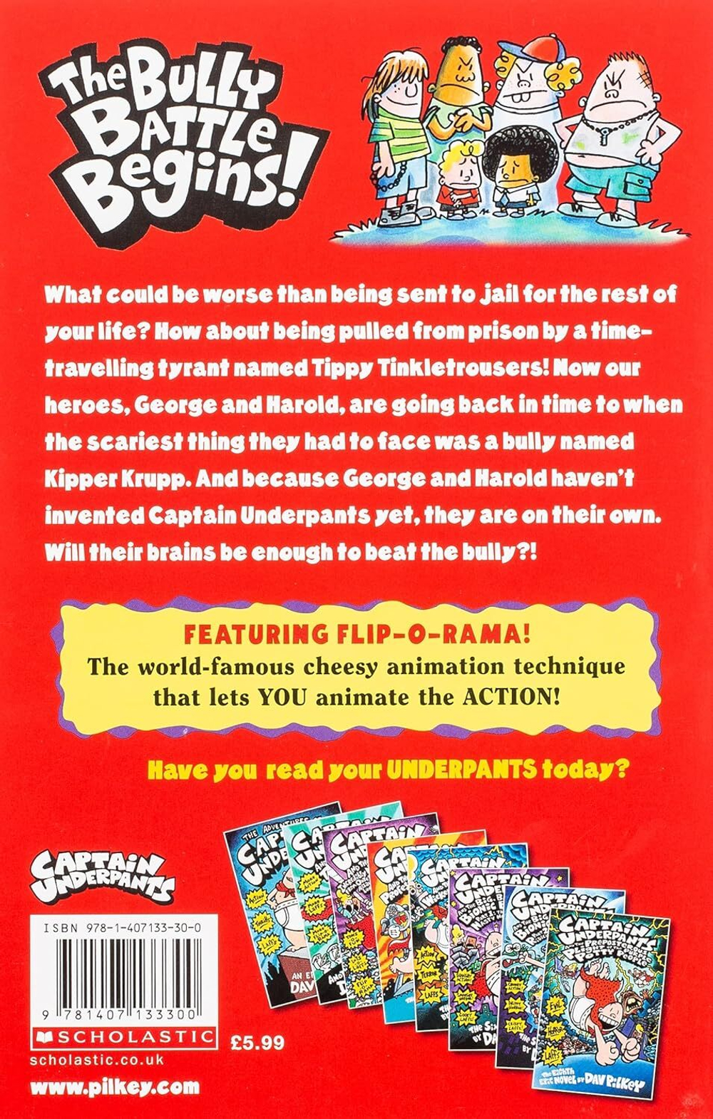 Captain Underpants and the Terrifying Return of Tippy Tinkletrousers