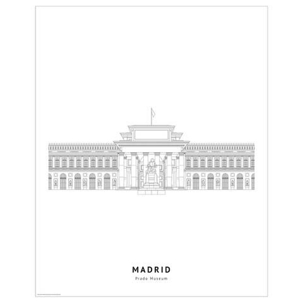 IKEA BILD  (ИКЕА БИЛД)  -  Плакат, Музей Прадо, Мадрид, 40x50 см.
