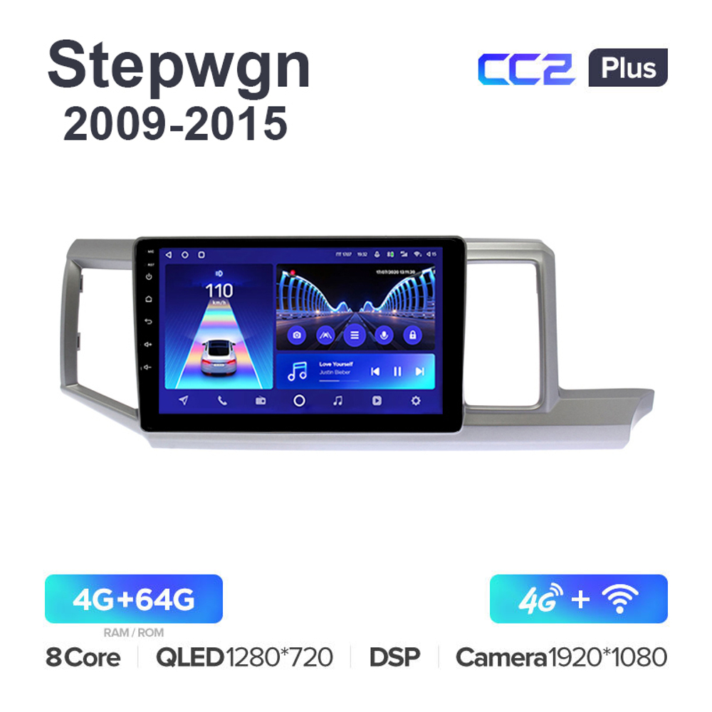 Teyes CC2 Plus 10,2"для Honda Stepwgn 2009-2015  (прав)