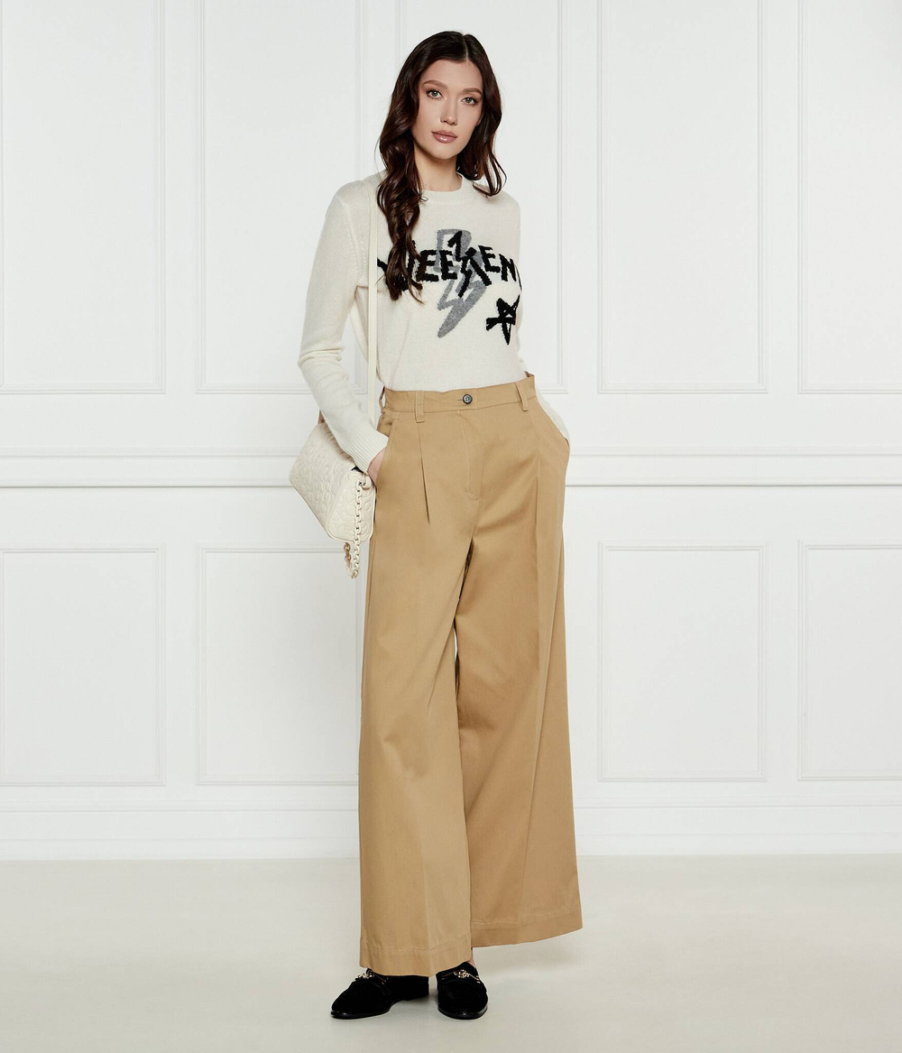 Кашемировый свитер KANSAS Weekend MaxMara - экрю(153610116)