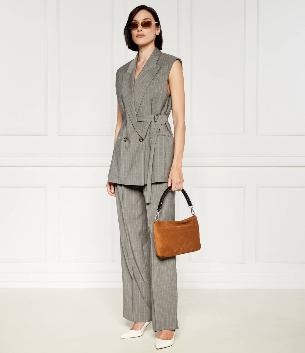 Кожаная сумка через плечо GIANNI CHIARINI - коричневый(BS 8265 CM-PL)