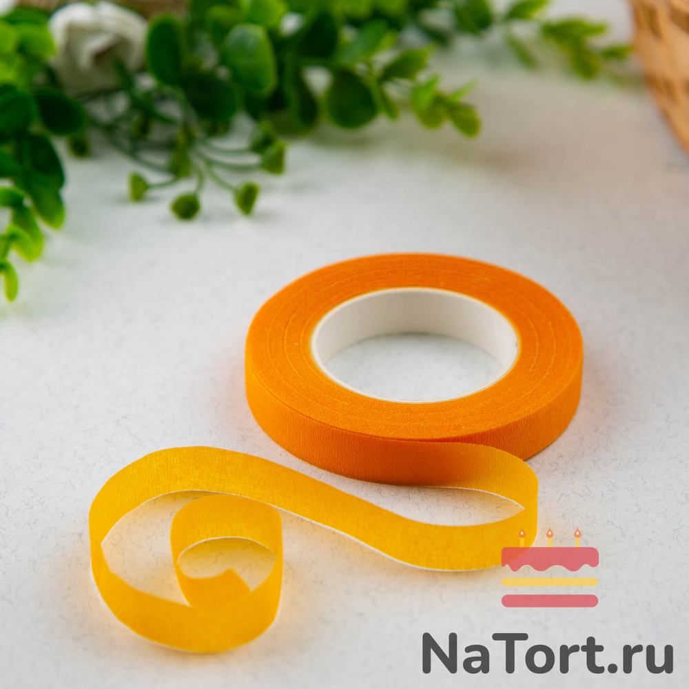 Тейп-лента оранжевая, 12мм