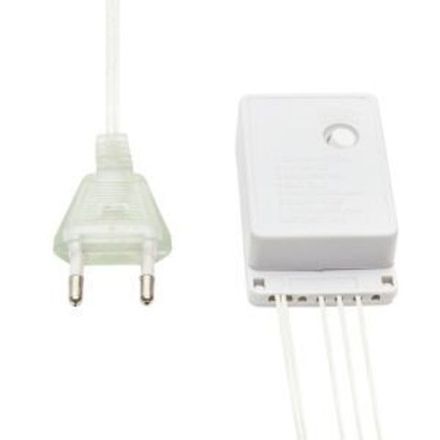 Гирлянда «Светодиодный Дождь» 3х2 м, свечение с динамикой, прозрачный провод, 230 В, цвет теплый бел