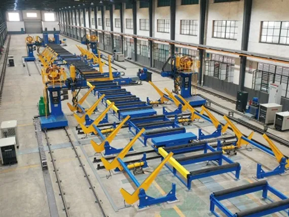 Автоматизированная линия по производству двутавровых балок тяжелой серии, INTEGRAL