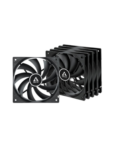 Case fan ARCTIC F12 PWM PST Value Pack (Black)  (5pc)  (ACFAN00250A)