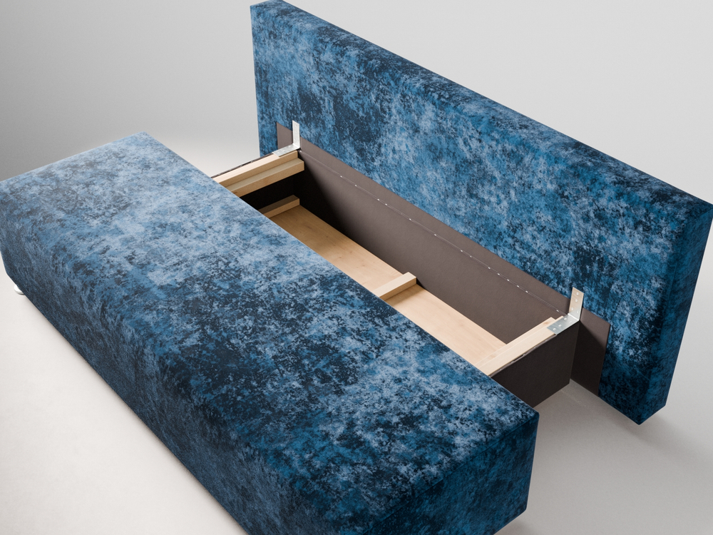 Диван лайт, раскладной, ткань краш 02