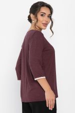 Блуза трикотажная Вишенка (ягодная) Б14258-18М LT Collection