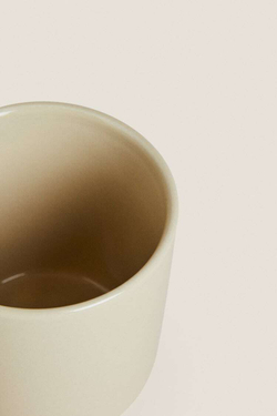 ZARA HOME КЕРАМИЧЕСКАЯ КРУЖКА, БЕЖЕВЫЙ