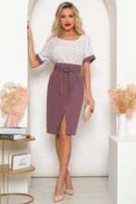 Платье "Неотразимая" (горох) П4146 LT Collection (Акция)