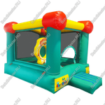 Детский надувной батут "Мини-замок" с горкой 2,8*2,1*1,7 м