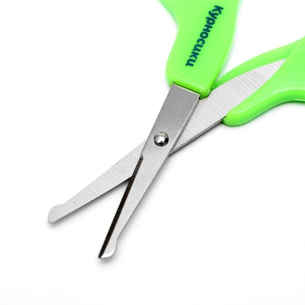 560196 Ножницы детские безопасные, маникюрные, от 0 мес., цвета МИКС