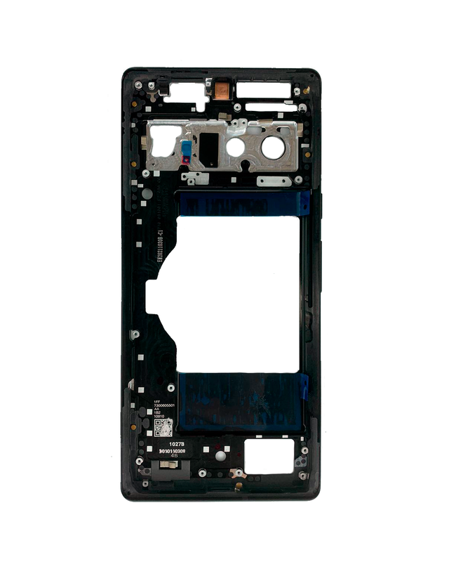 Средняя часть корпуса (рамка) для Google Pixel 6 Pro черная (Stormy black)