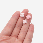 Клеверы из раковины розовой королевской ракушки, 10мм