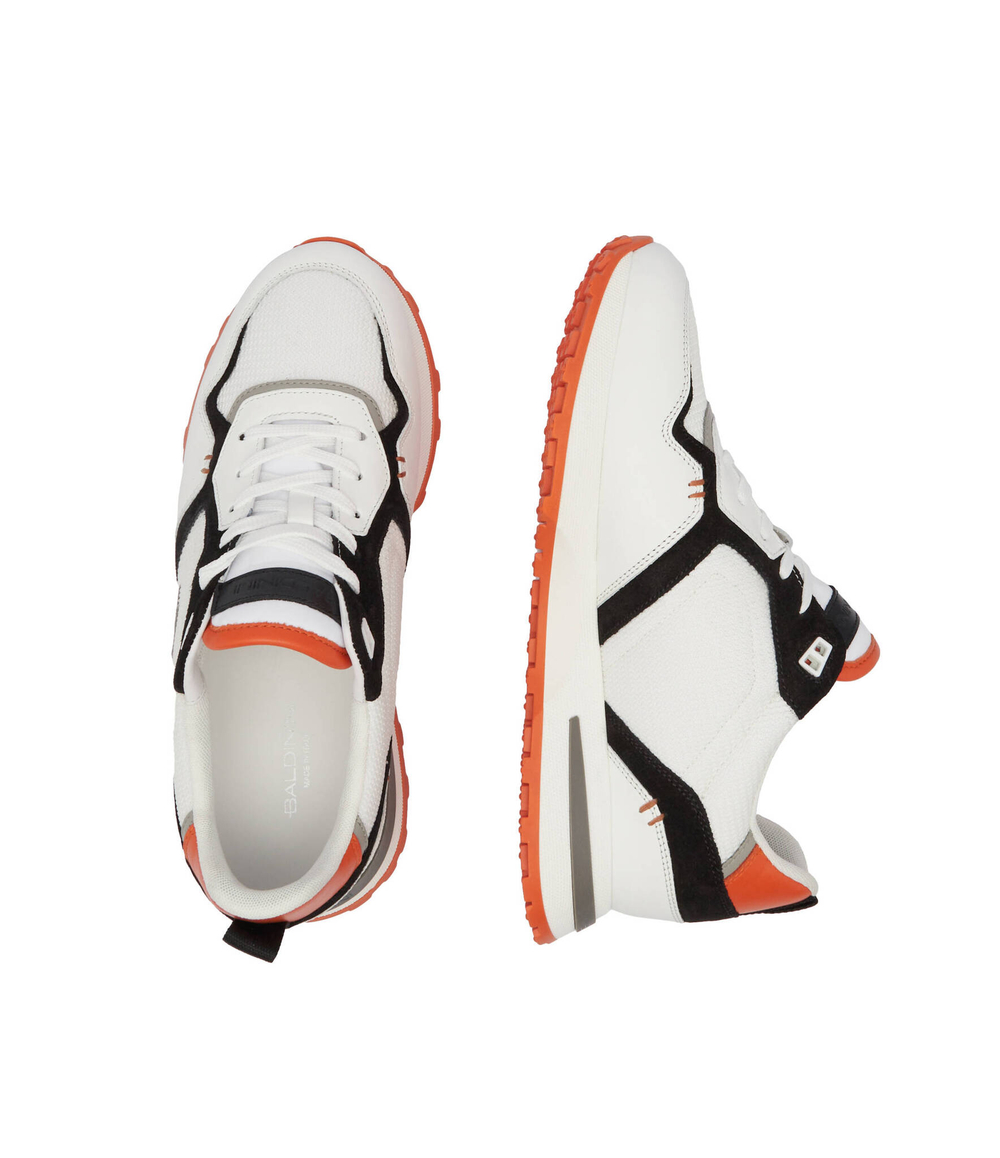 Кожаные кроссовки Baldinini - белый(U4E910T1VITE)