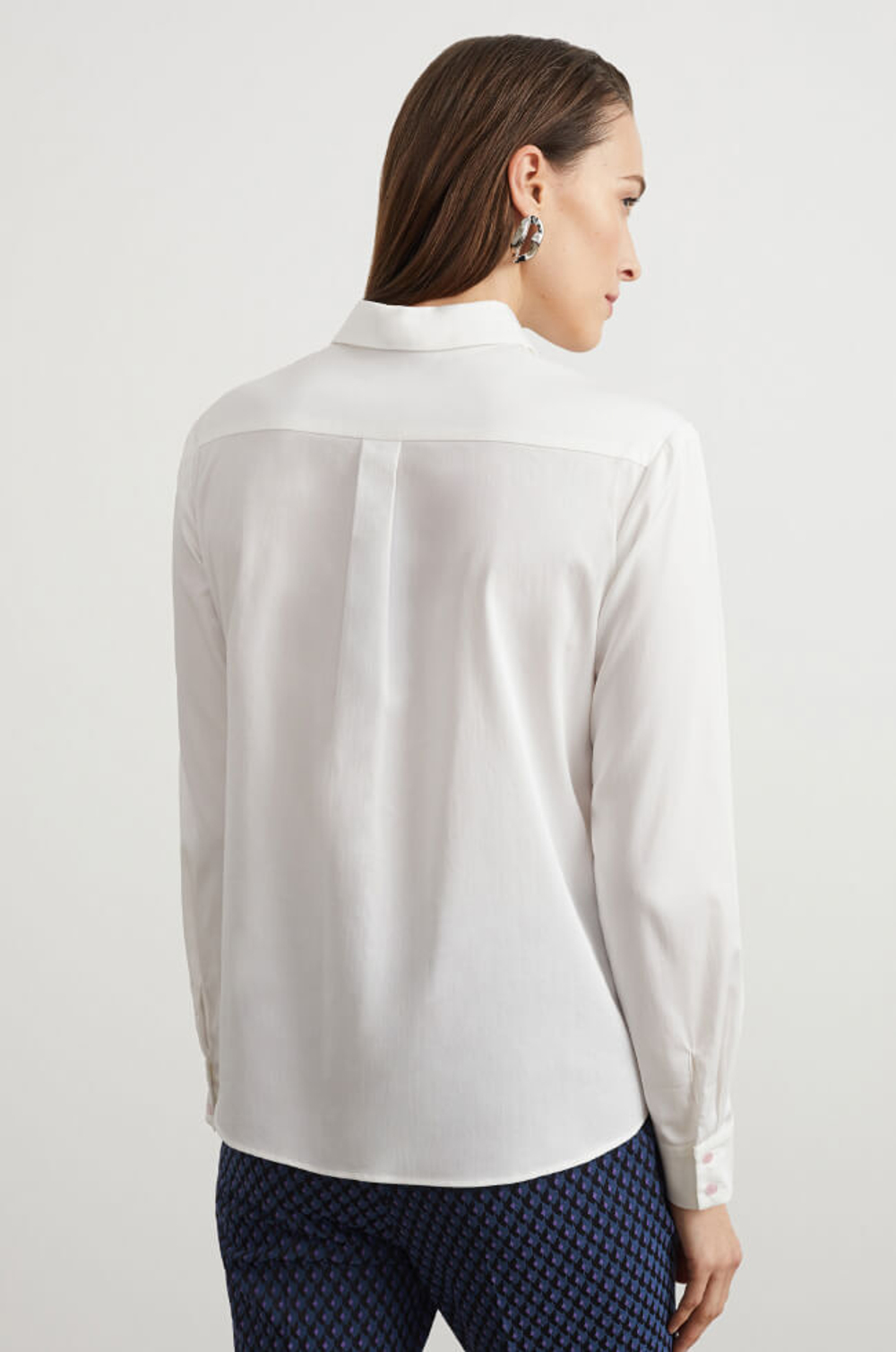 22213 Блузка женская (белый)