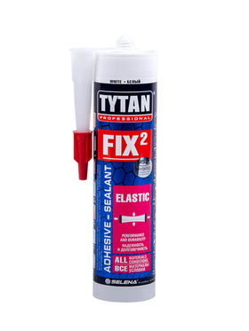 Клей-герметик Tytan Professional Fix Elastic, 290 мл, белый