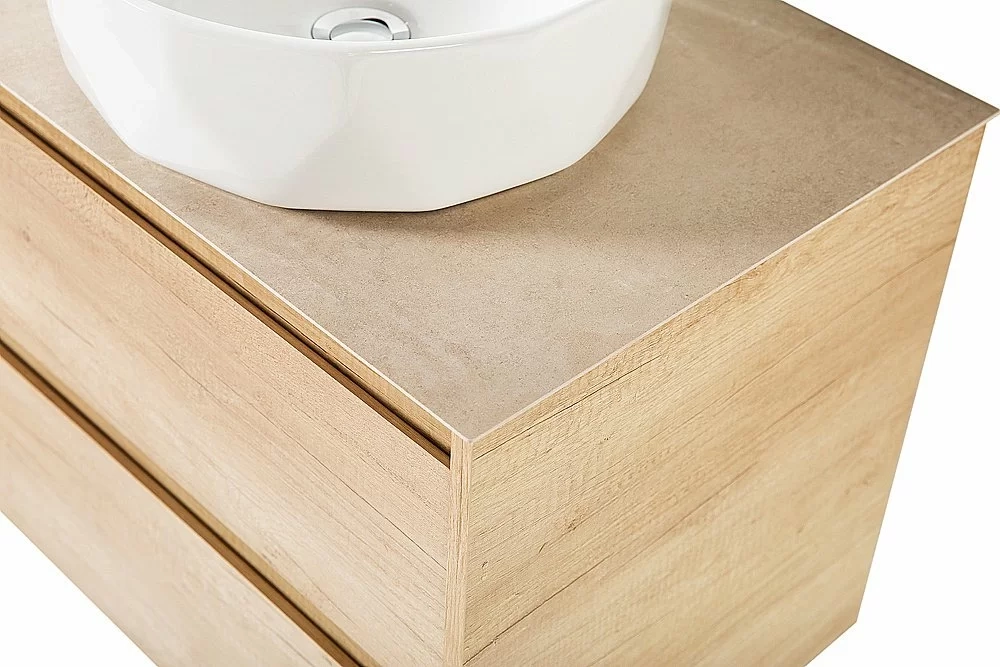 Тумба с раковиной и столешницей BelBagno KRAFT 70 Rovere Nebrasca Nature