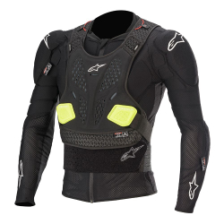 ALPINESTARS Мотозащита для тела куртка BIONIC PRO V2 PROTECTION JACKET черно-желтый 6506620