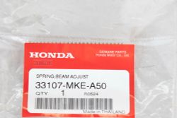 33107-MKE-A50. SPRING, BEAM ADJUST. Honda