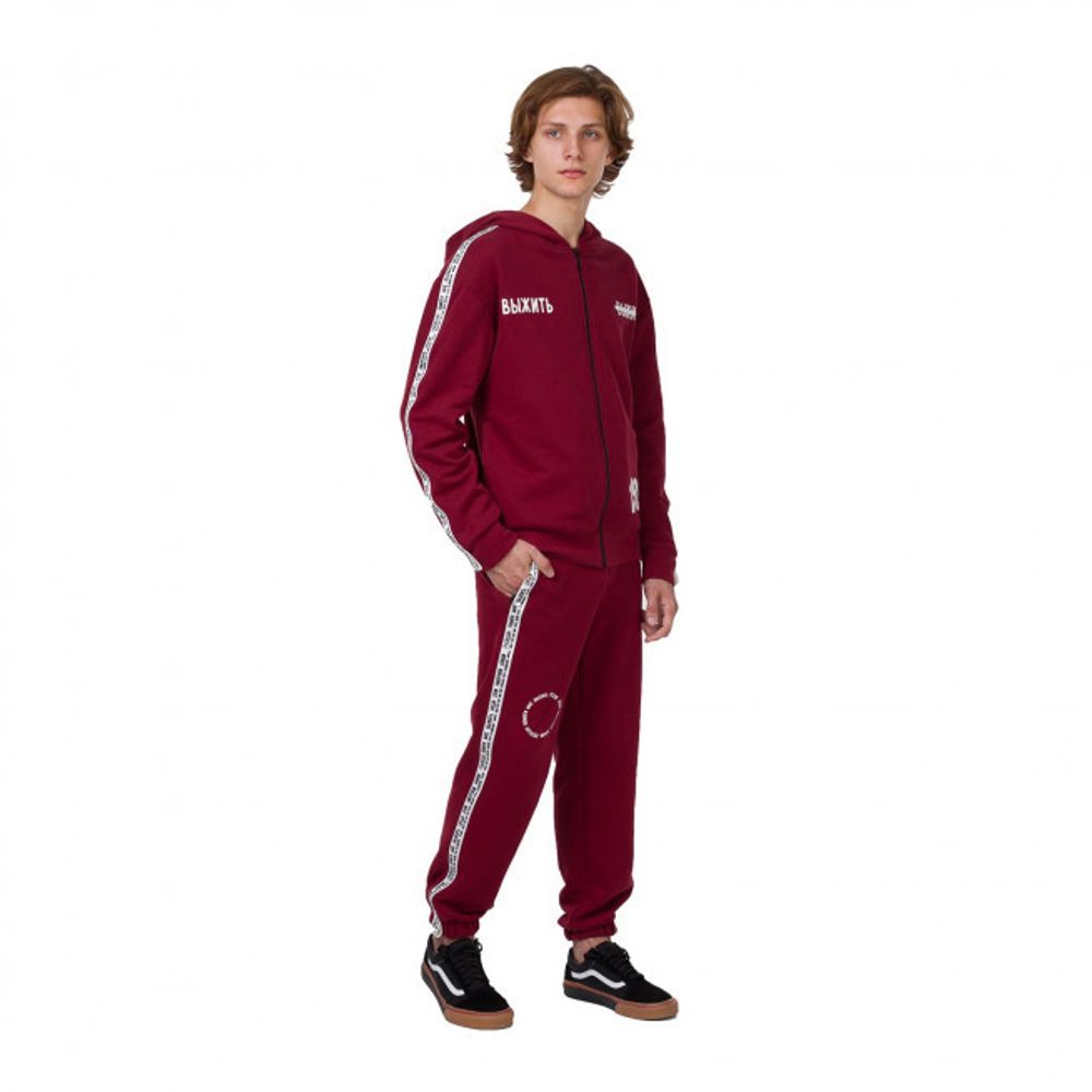 Худи The Wall Бордовый